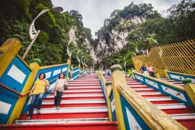 275 steps to Batu Caves