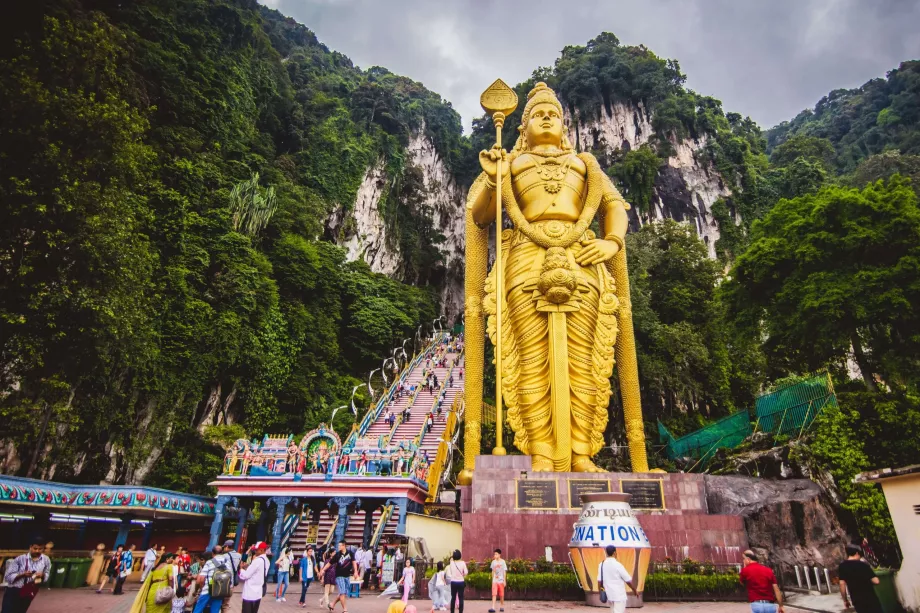 Statue of the god Murugan