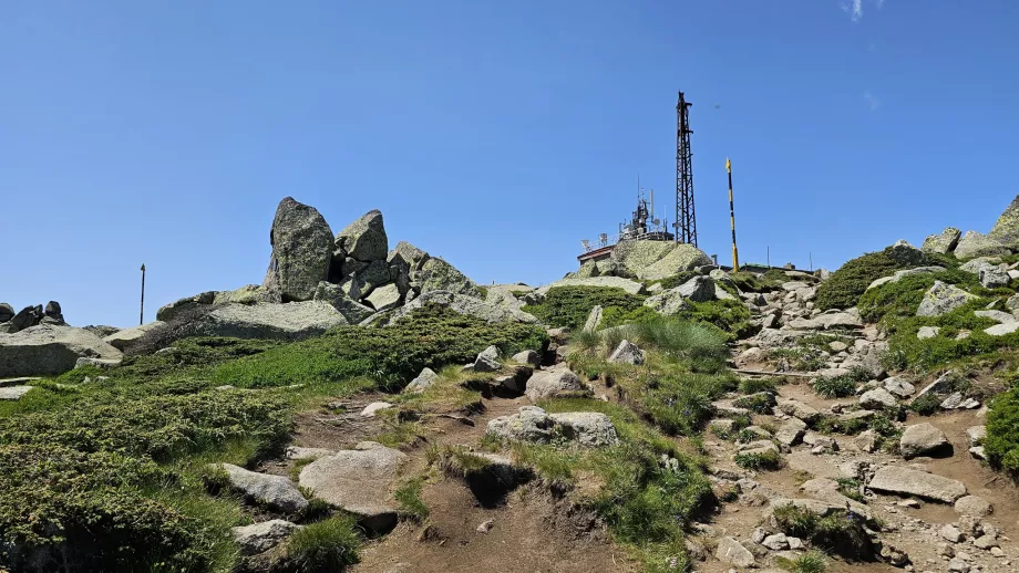 The highest peak of the Vitosha Mountains - "Cherni vrh"