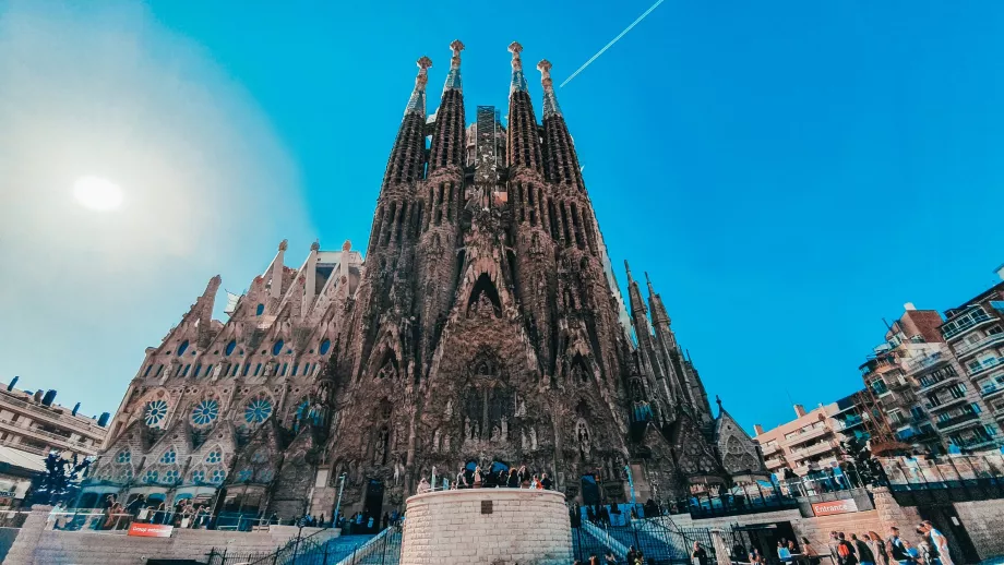 Facade of the Sagrada Família