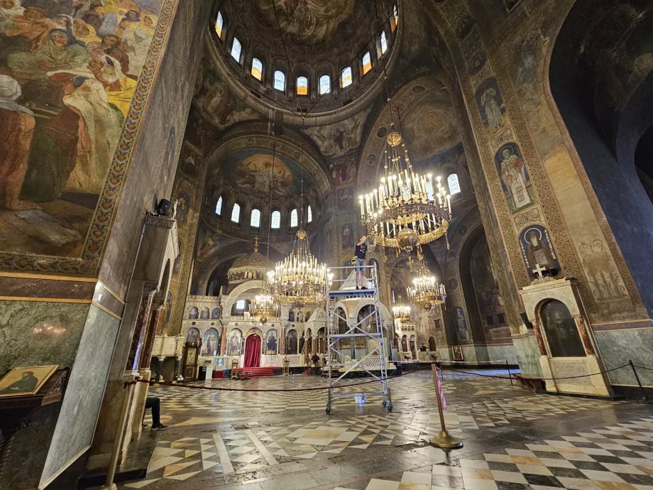 Interior of Alexander Nevsky Cathedral