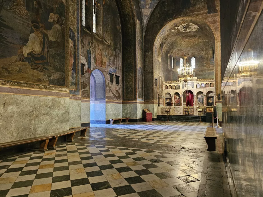 Interior of the cathedral