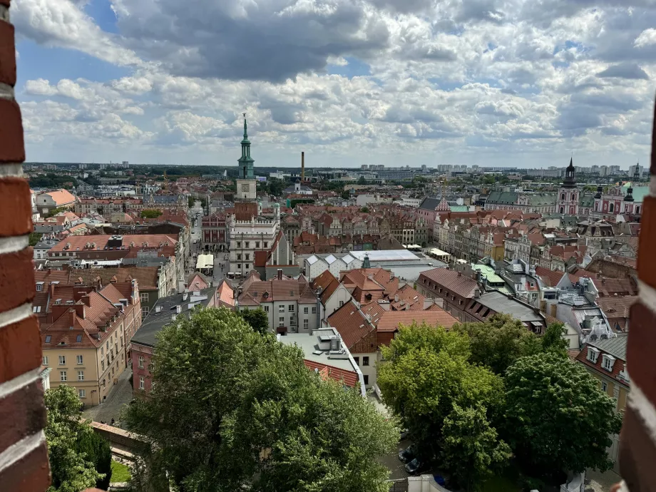 View from the Royal Castle in Poznan