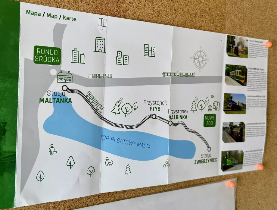 Maltanka Miniature Railway Map