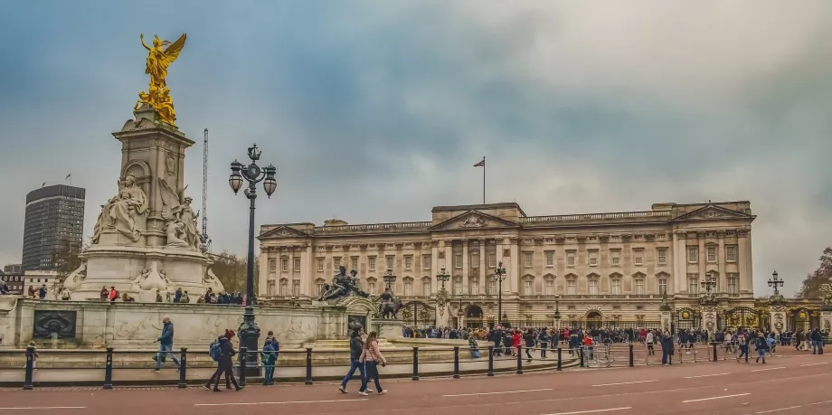 General view of Buckingham Palace