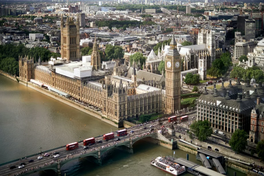 View of Big Ben and Westminster