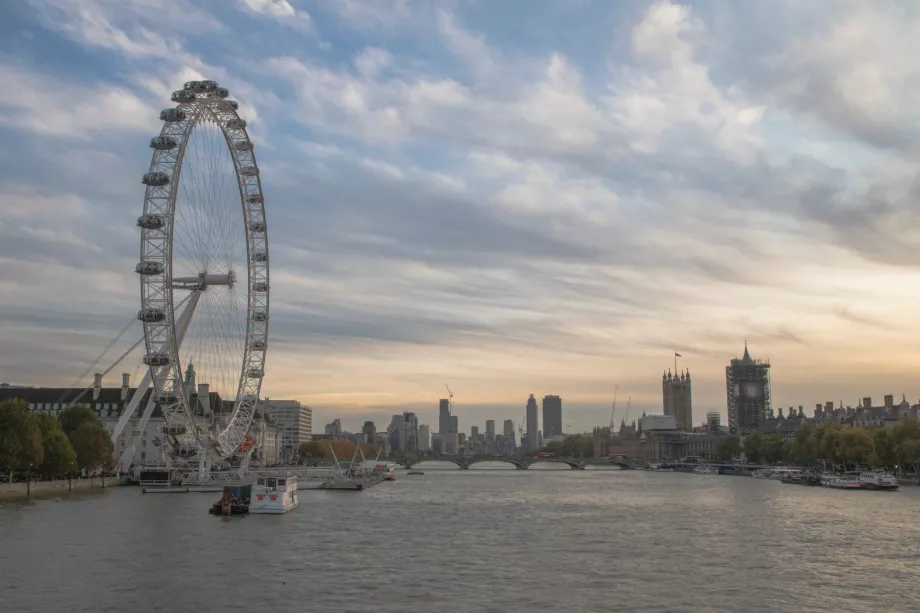 View of the London Eye