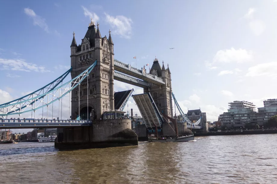 Raised Tower Bridge