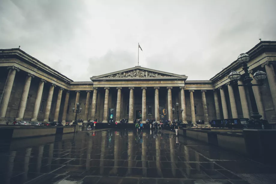 Main facade of the British Museum