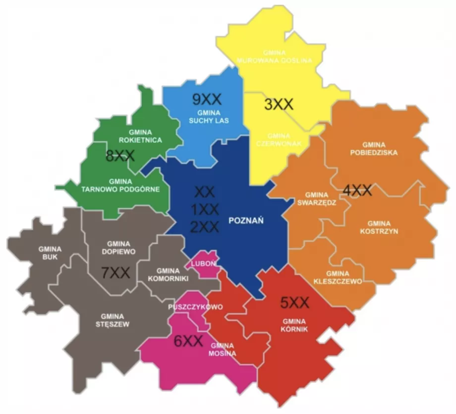 Numbering of public transport lines in Poznan