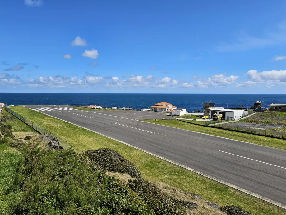 View of Corvo Airport