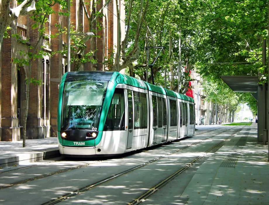 Barcelona tram