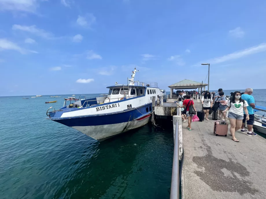 Bluewatter boat Bistari on Tioman