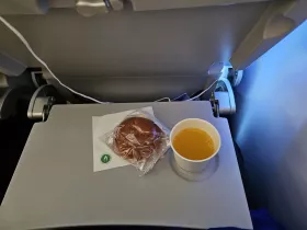 Snack before landing