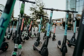 TIER and Lime scooters in Gothenburg
